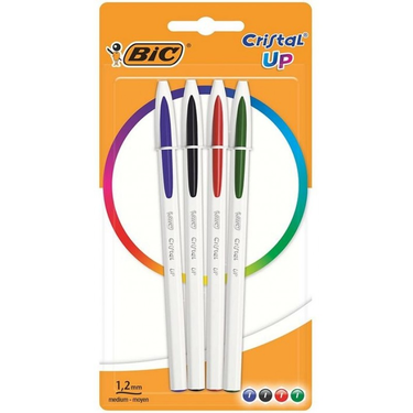 ENSEMBLE DE STYLO À BILLE BIC CRISTAL UP